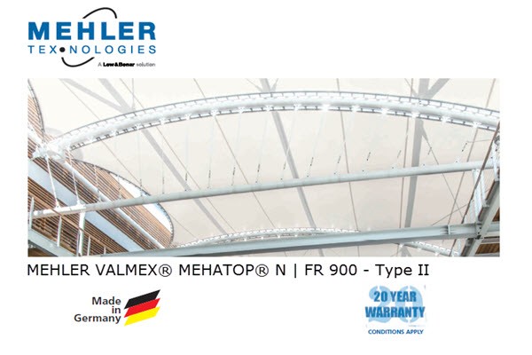 Thông số kỹ thuật vải bạt Mehler Valmex FR900